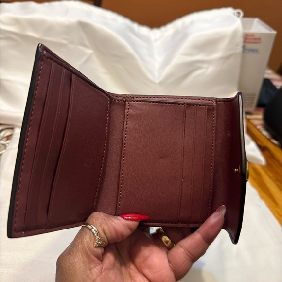 Coach Black Floral Wallet - Picture 3 of 4